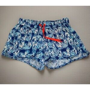 Lilly Pulitzer Luxletic Women’s XS Athletic Run Around Trunky Bomber Blue Shorts